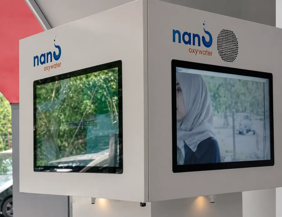 Unit NOW! dengan multi layar dan multi noozle