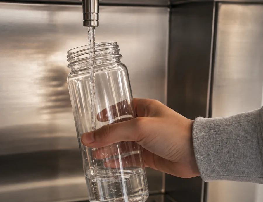 Sensor air otomatis pada dispenser NOW!